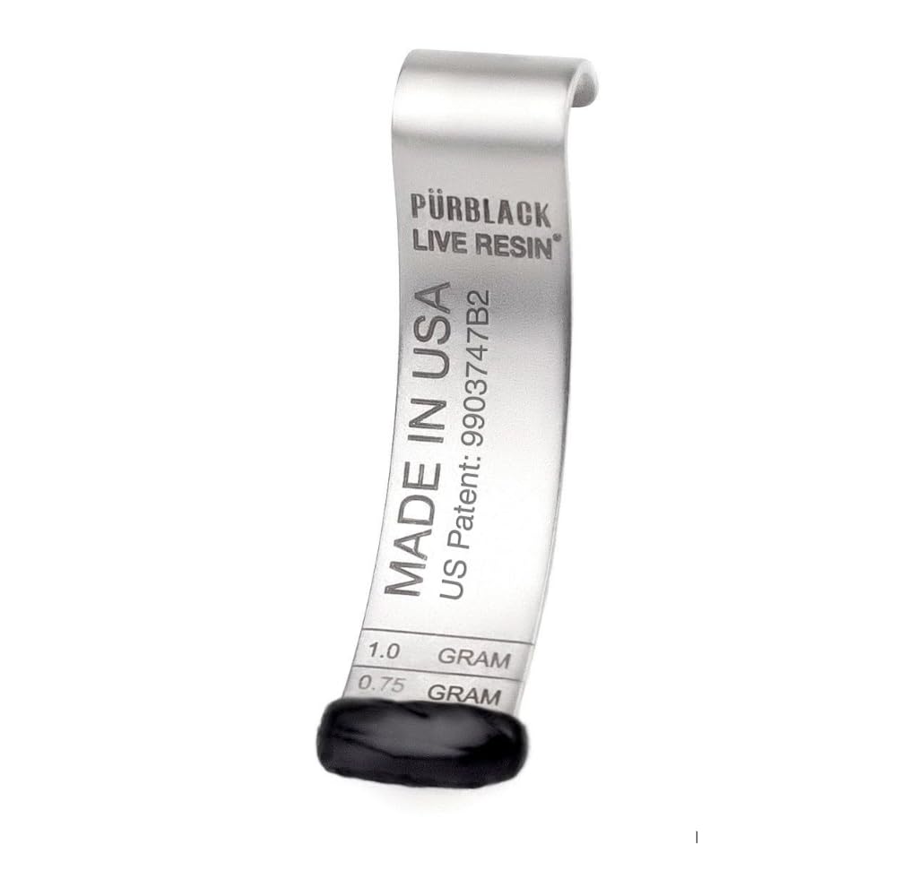 Pürblack® Pürscale for Shilajit - 带有专利的耐药测量工具,配有Spoon | 确保精准剂量,自溶,时间保存,Odor中和 | 手工业药丸即时消费