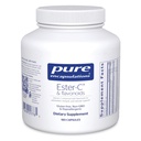 纯封装 Ester-C & Flavonoids - 抗氧化剂维生素C补充剂 - Immune & Vascular Support * 配有钙和Rutin - 关于文摘 - Vegan & Non-GMO - 180 Capsules