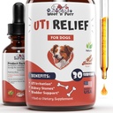 自然狗 UTI 游戏 治疗 - 狗 UTI - 狗尿道感染治疗 - 狗尿道治疗 - 狗尿道治疗 - 狗尿道治疗 - 狗尿道补充 - 狗尿道补充 - 狗尿道补充 - 1 fl oz - 培根 Flavor