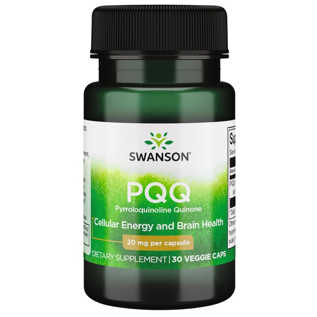 Swanson Pqq Pyrrololocalinoline Quinone 20 毫克 30 伏特加