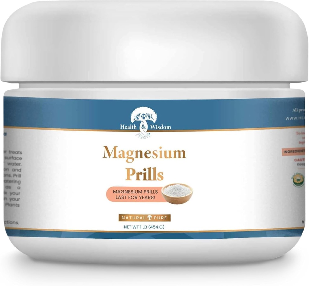 健康与智慧 磁铁 Prills - 结构水装置,磁铁洗衣管,专题镁,珍贵矿物,磁铁水,去离子化水,磁铁溶液 - 16 Ounces
