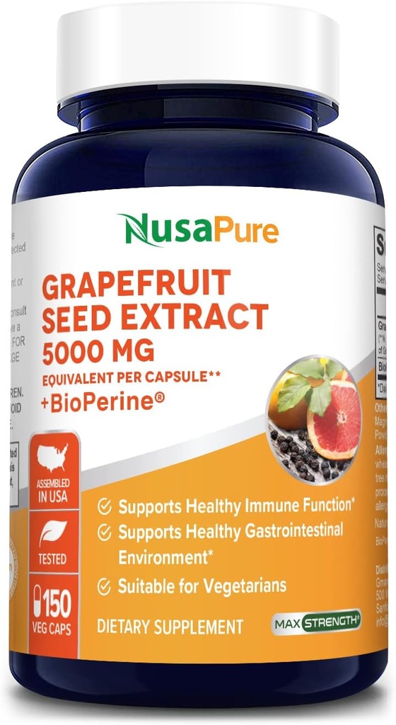 NusaPure Grapeleum 抽取 5,000 毫克/卡普尔(第10:1条)