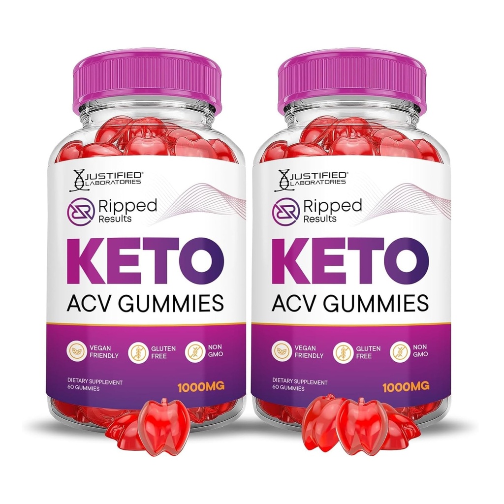 合理实验室 (2 Pack Riped Results Keto ACV Gummys 高级公式 1000MG Riped Results 配以石榴蜂蜜汁粉 B12 Vegan Non GMO 120 Gummys 配制的结果)