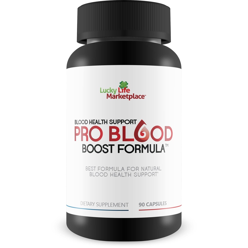 血液健康支持 Pro Blood Health Flood - Blood Health Factory - 血液健康支持补充 - 我们的自然血液健康支持最佳公式 - 柏柏林,桂花,锌 - 促进改善血液自然流动
