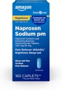 基本护理 全夜止痛药 PM、Naproxen Sodium、220毫克/二酚胺 氢氯化物、25毫克 平板药、止痛剂/夜间睡眠援助,160计