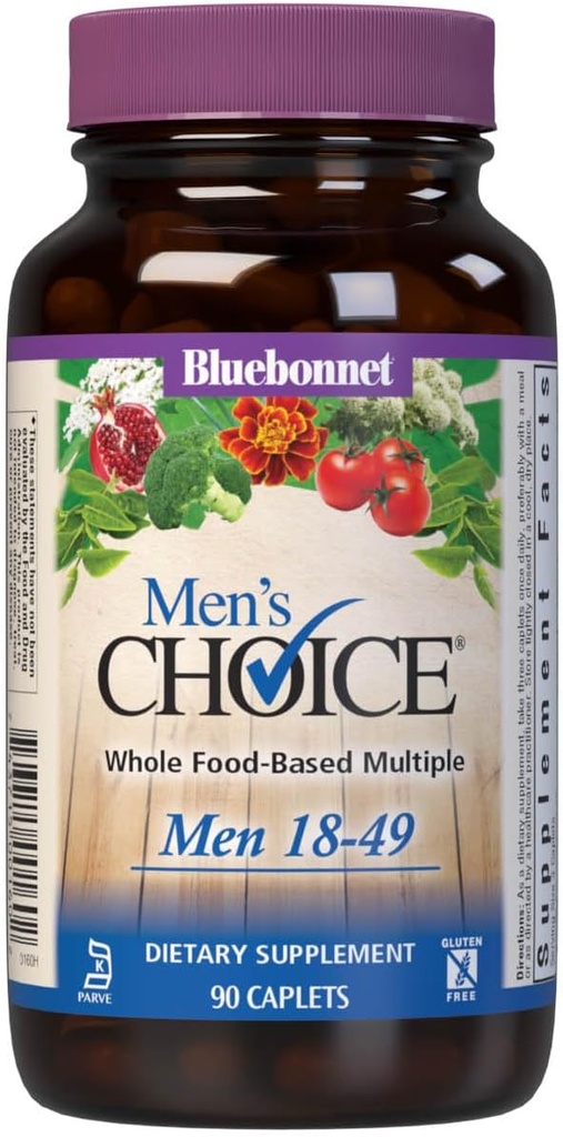 Bluebonnet 营养 男子选择 全食 男子 18 - 49, 90