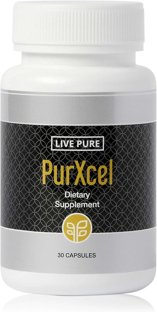 PURE PurXcel 抗氧化剂补充 + 30 Capsules + 30 Captent 抗氧化剂混合剂 与 Glutathione 和 Superoxio Dismutase + 支持皮肤,联合和自然清洁