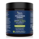 健康逻辑学 Colostrum Chews-Colostrum 25% IgG 营养健康、免疫支持、发型生长、香草火焰、90种服务、全波维纳 Colostrum 超级食品
