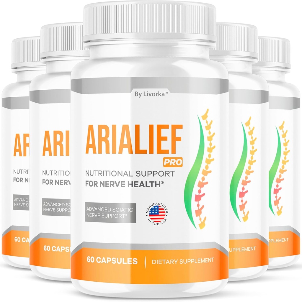 (5包) Arialief Pro Capsules for Sciatica, Arialeaf 营养支持 Nerve 健康, Arialeaf Prime Palm Sciatica, Aria Leaf Primepalm Aria LIEF 维生素, 5个月
