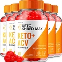 Keto Shred Max ACV Gummys - Shred Max Keto Gummys Reviews, ShredMax Keto + ACV 重量管理 Gummys B12 Max Shred 高级1000mg 公式 (5 Pack - 300 Gummys)