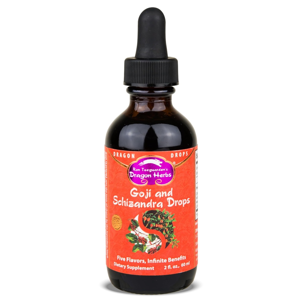 龙药草(Goji Berry & Schizandra Drops) · 三分抽取 · 为眼,皮肤,肺与健康老化支持,美容汤尼克斯 · 超级易感性 · 快速代理 · 2 fl z, 60 mL · 叮当补充