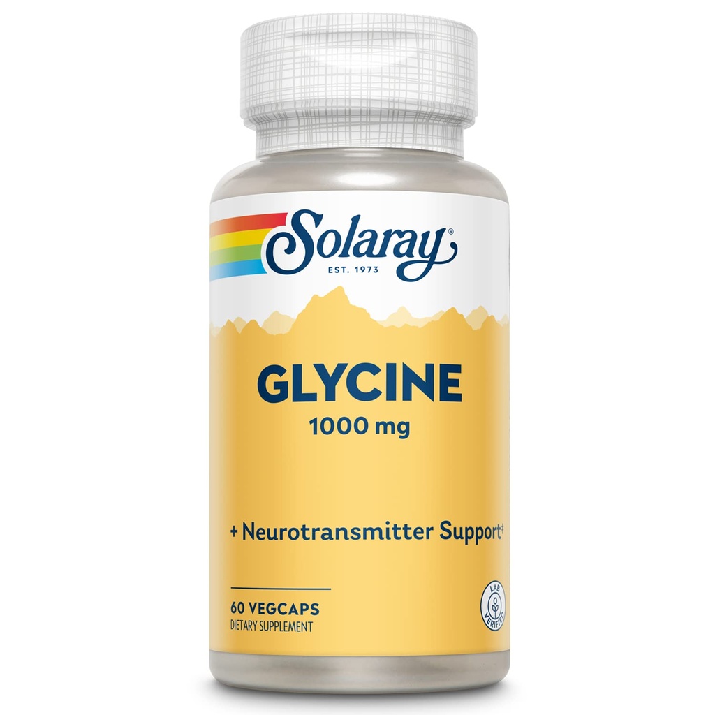 SOLARAY L-GLICINE, VEG CAP (Btl-Plastic) | 60cmt