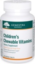 Genestra Brands Chewwable Vitamins = 维生素-矿泉水补充品 = 百块可切片 天然木瓜和橙花