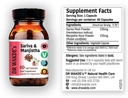 WAKDE的Sariva & Manjisstha Capsules (60 Veg Caps, 解毒草药, 支持健康皮肤, Ayurvedic 补编, Vegan, Herbal, All Natural, 联合王国制造)