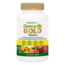 NaturesPlus 生命源金多维特敏 - 180块片 - 配有维生素D3 & B12 - 血液,骨骼和免疫支持 - 蔬菜和葡萄糖自由 - 60种服务