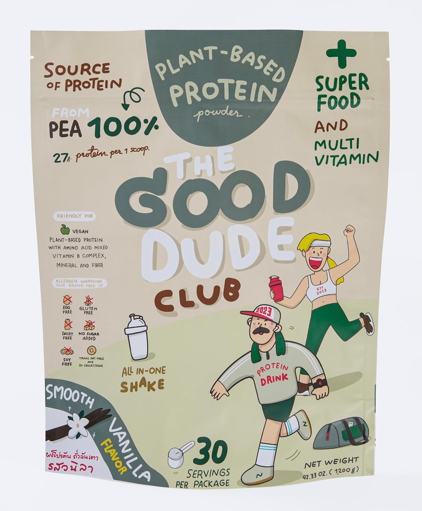 Premium Pea蛋白粉,基于BCAAs的植物,易于摘取 维生素和矿物 | Gluten & 乳品自由 | No Sugar Added | Vegan Friendly (Vanilla), 1200g