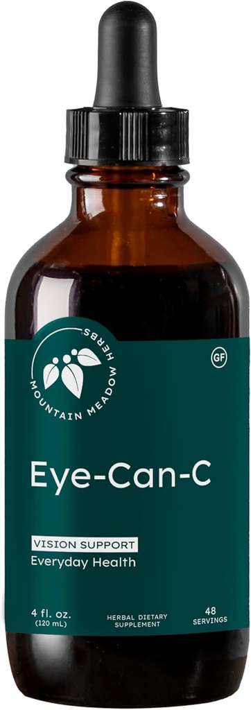 Meadow Herbs Eye-C-C 4oz. QQ 液态视觉健康与支持 Ginkgo Biloba, 夜视,干眼救济,减少冰川影响和健康循环支持