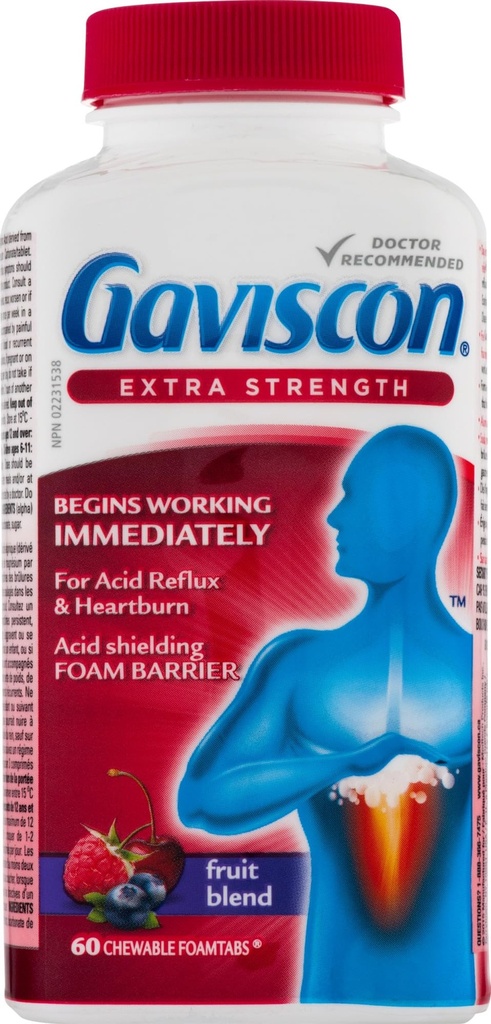Gaviscon 超强果酸60片