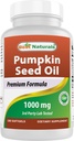 Best Naturals Pumpkin Seed Oil Bladder Control 1000 mg 180 Softgels