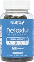 Ashwagandha Gummies - Relaxful Calm Gummies - Gummy Vitamins with Tropical Strawberry Flavor - Ashwagandha Supplements Root Extract Herbal - Multivitamin Gummies for Sleep - 60 Gummies