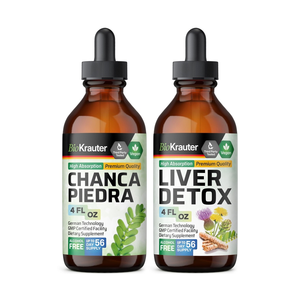 BIO KRAUTER Chanca Piedra Tincture 4 Fl. Oz. & Liver Detox Tincture 4 Fl. Oz. (原始内容存档于2018-09-22).