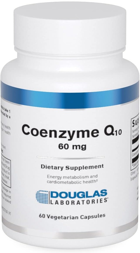 道格拉斯实验室 Coenzyme Q-10 60mg 抗氧化剂和能量支持 | 60 Capsules