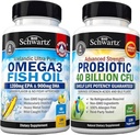 三重优势 Omega 3 鱼油软胶(2个月供应)+40亿 CPU 每日专利补充品(2个月供应)