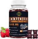 Shilajit Gummys for Men and Women - 1400mg, 纯喜马拉雅增产品,高矿和富尔维酸,能源,大脑,豁免靴,拉斯贝里西瓜Flavor