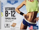 B12级高分 30天供给 B12 补丁 – 用维生素 B12 甲基Cobalamin 用于能源与维生素 Guarana – 100%在美国制造