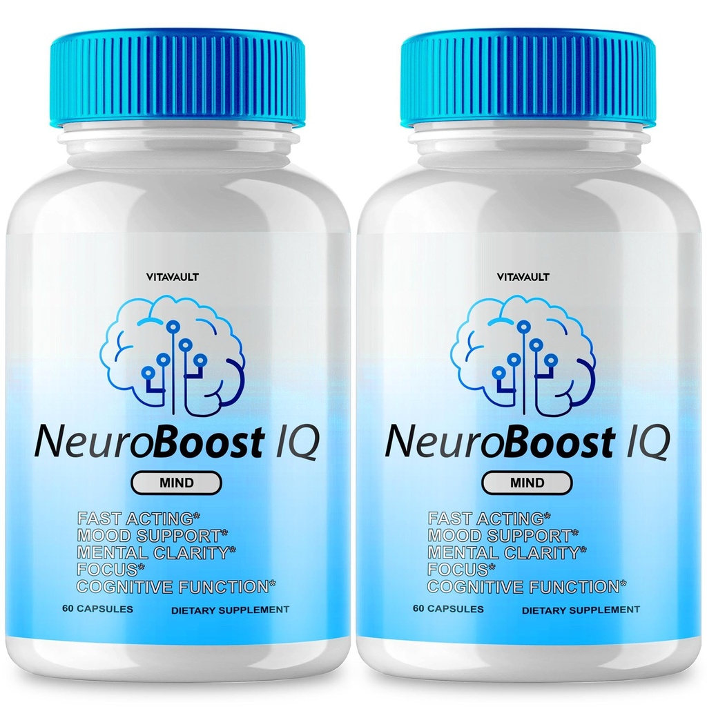 (2 Pack) 神经波斯特 IQ Capsules: 用我们的神经技术 IQ 补编增强你的记忆力和大脑健康