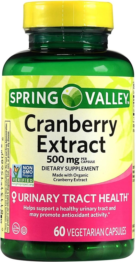 春谷 Cranberry 抽取,每卡普尔60毫克,500毫克
