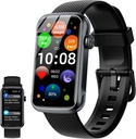 Smart Watch, 1.47" HD SmartWatch 男子女子有24个运动模式,IP68 防水健身跟踪器 24/7心率/睡眠/SpO2监视器,步道跟踪器,Pedometer,Android iOS的活动跟踪器