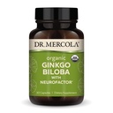 Mercola Organization Ginkgo Biloba博士,配有神经元 -- -- 支持脑健康 -- -- 标准化的Ginkgo叶片提取法 -- -- 多酚 -- -- 里奇咖啡水果 -- -- 30卡普尔