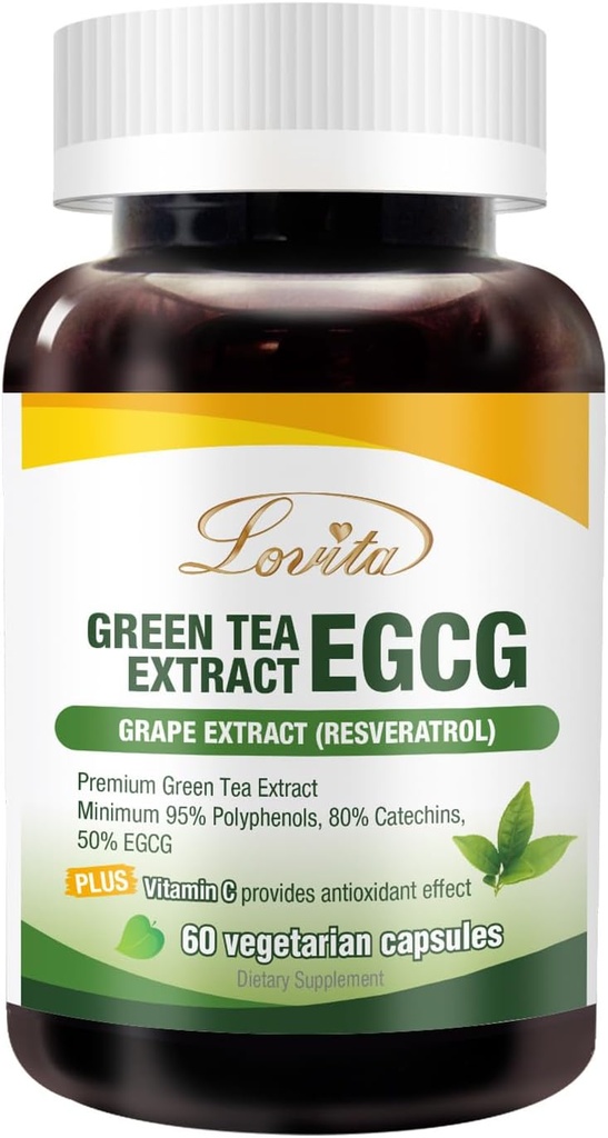 Lovita 绿茶提取 1000 mg( 120 个计数)