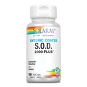 SOLARAY S.O.D. 2000 Plus - 超氧化物废渣(SOD)和Catalase 抗氧化剂补充剂,健康支持 - w/绿色茶叶提取,钙,罗斯玛丽,葡萄种子提取,60天保证,100种服务