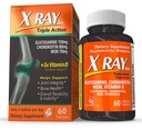 X 雷·多尔三联行动联合支助补编,加Glucosamine 1500mg、Chondroitin 800mg、MSM 750mg和5X 健康关节、骨骼和卡蒂拉奇维生素D-每瓶60个计数-1包
