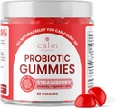 由健康 Probiotic Gummys,草莓味,成人全自然 Vegan Probiotics, 10亿CFUs,消化规律的Probiotic,豁免,皮肤健康和古特健康