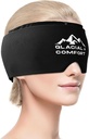 冰川慰藉 Migraine Relief Cap - Cold Theraphy & Compress for Headche Relief, 可调整和可再使用, Freezable, Odorless, 非毒药, 适合所有头型尺寸的舒适, 母亲节礼物创意.