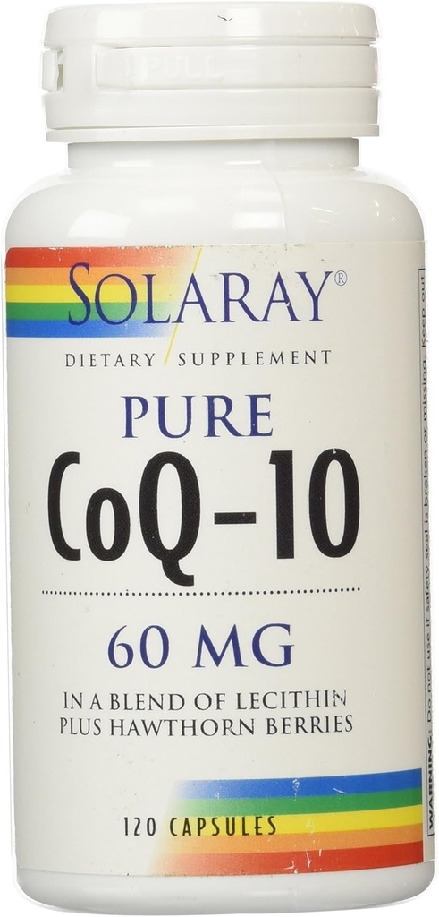 Solaray CoQ10 卡普尔, 60毫克, 120 计数