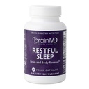 Amen brainMD博士 休眠 - 60 Capsules - 促进放松和冷静,包含Melatonin, Valerian, GABA & Magnesium, Non-Habit Forming - Gluten - Free - 15个服务