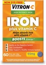 Vitron-C高潜力铁加维生素C,包3(180个计数合计)