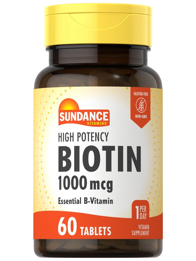 Sundance 高概率生物锡 1000 mcg 补充 → 基本 B 维生素片 → 蔬菜, Non-GMO & Gluten Free