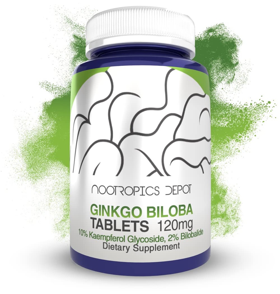 (原始内容存档于2019-09-29) (英语). Deotropoctics Depot Ginkgo Biloba 提取板 ~ 120mg ~ 90 Count → 最低10% Kaempferol Glycoside + 2% Bilobalide → 帮助提升认知和心血管功能.