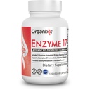Organix Enzyme 17 女性和男性的基本消化酶,For Gut Health & 优化消化酶健康,支持布洛特,气体,营养吸收和豁免,Vegan,非转基因生物,80 Vegie Capsules