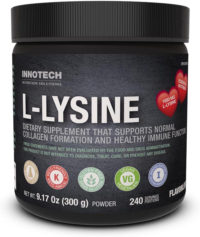 INNOTECH 营养 L-氨基粉(Pure L-Lysine) 300克