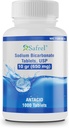 Safrel 钠双碳酸钠 抗酸650 mg(10 Grain) 1000 片 用于缓解酸性消化、心烧、酸胃和上位胃 → 价值储蓄包
