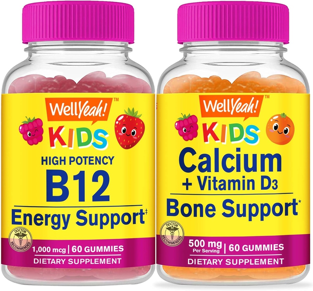 好耶 维生素 B12 儿童 + 钙 + 维生素 D3 儿童 Gummys Bundle - Great Tasting, Vitamin Supplement, Gluten Free, GMO Free, Chewwable Gummy (英语:Gluten Free, Gluten Free, GMO Free, Chewwable Gummy) 互联网档案馆的存檔,存档日期2014-03-02.