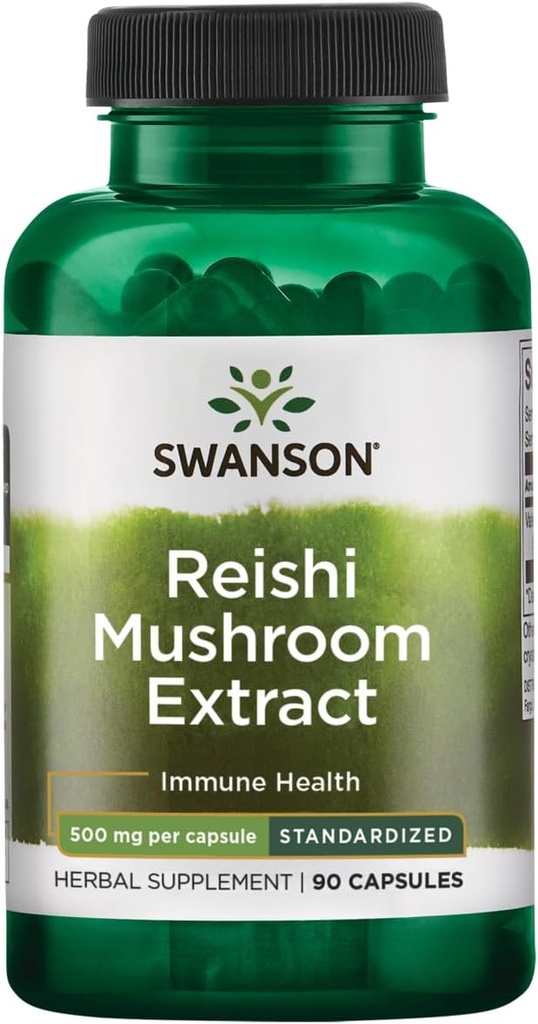 Swanson Reishi 蘑菇 提取500毫克 90卡普尔