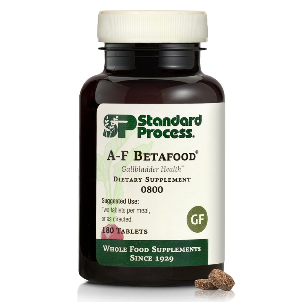 标准流程 A-F Betafood Gallbladder 健康饮食补充 - Gluten-Free, Non-Dairy, & Non-Soy - Gallbladder 函数与肝脏护理 - 360 平板电脑