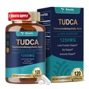 Totaria TUDCA 补编 1200mg (Tauroursodeoxycholic Acid),120 Capsules,超强TUDCA Bile Salts Liver 补编,纯肝脏图卡和Gallbladder 修复,古特健康